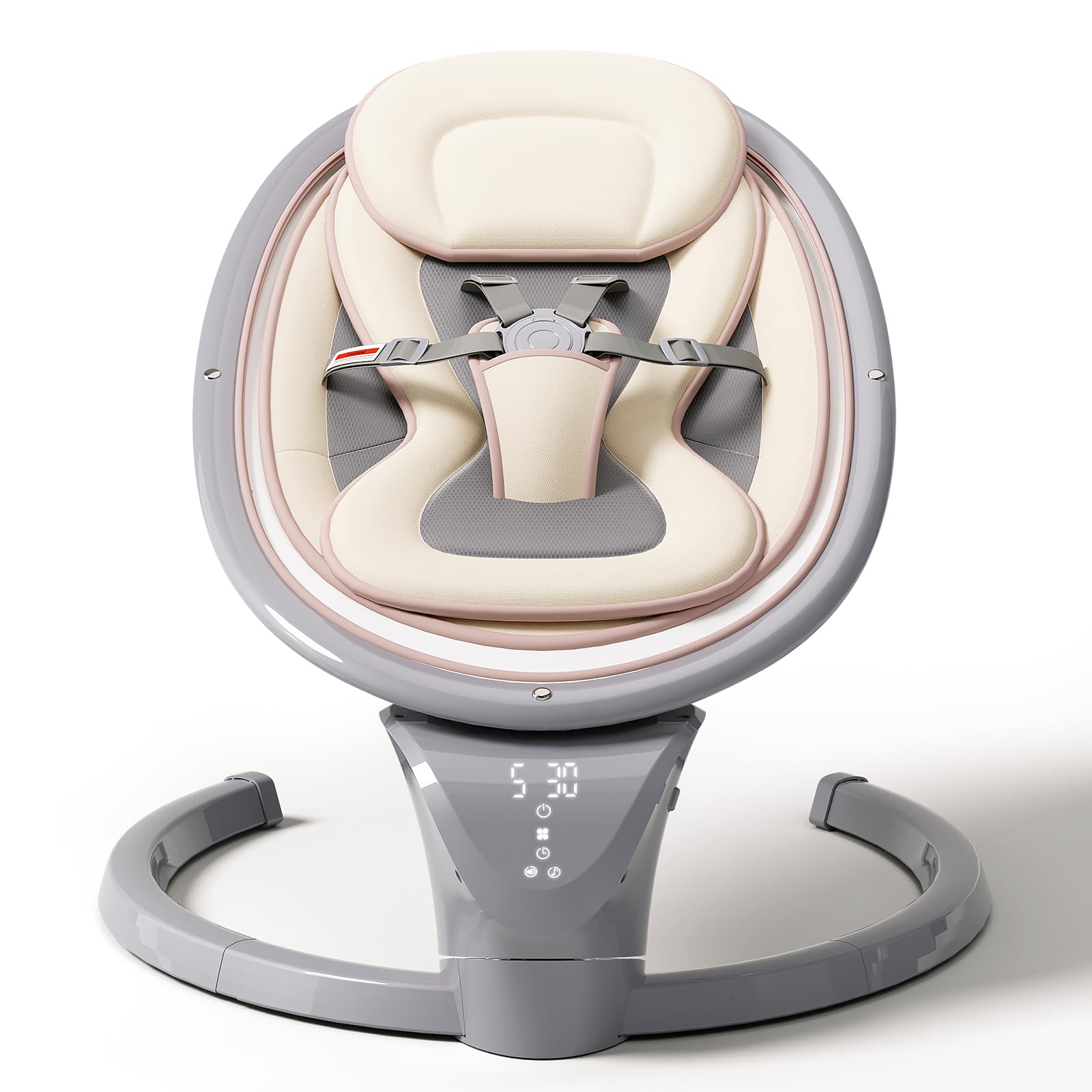 Baby Swings For Infants To Toddler, Portable Baby Swing For Indoor And Outdoor, Infant Swing For Newborn With Remote Control, 5
