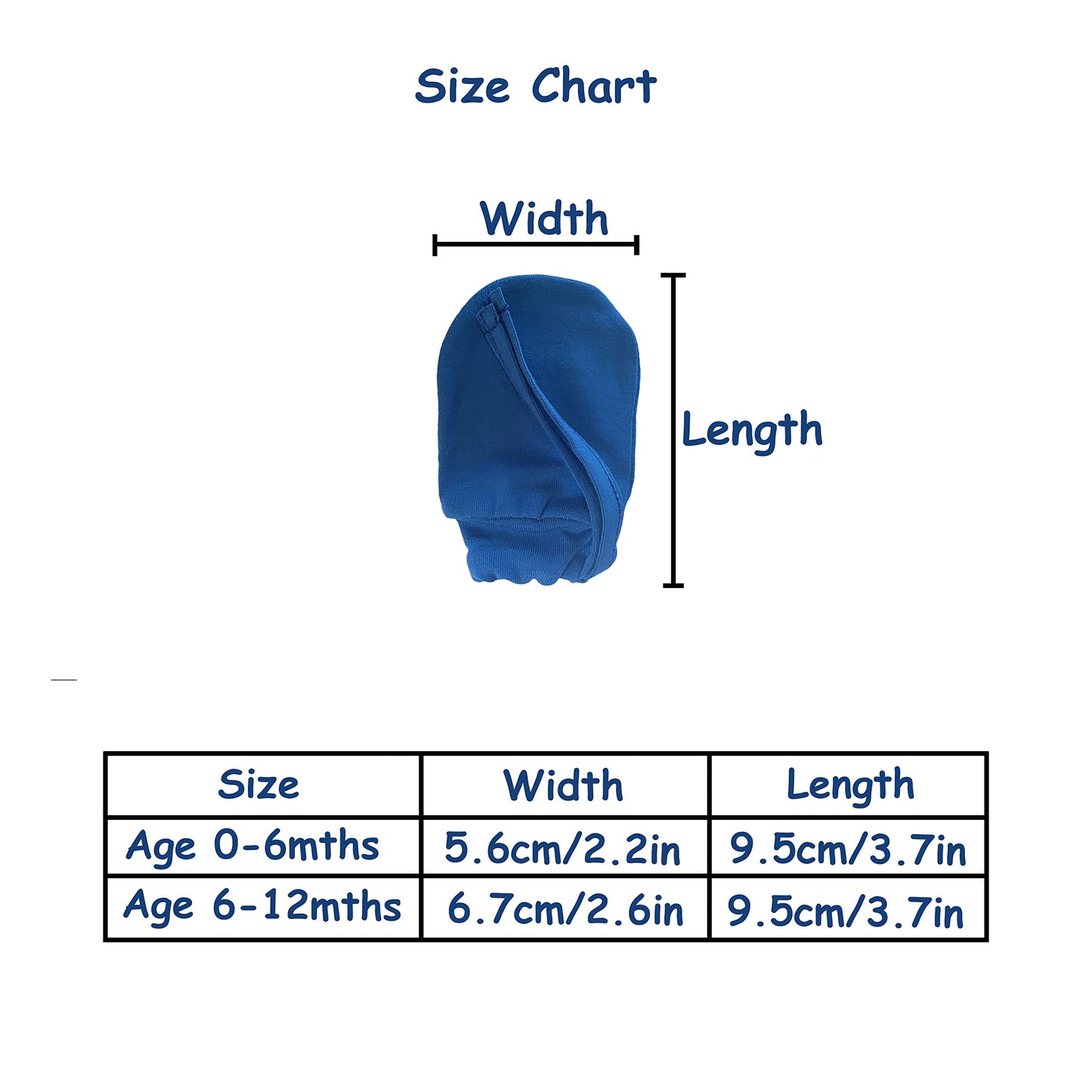 Bamboo Baby Mittens For Eczema, 6-12 Months, Baby Gloves For Dry Skin, Overnight Moisturizing Gloves, 3 Pairs