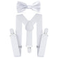 Beelittle 1920S Boys 52Cm Fedora Hat Suspenders Bow Tie Set Adjustable Y Back