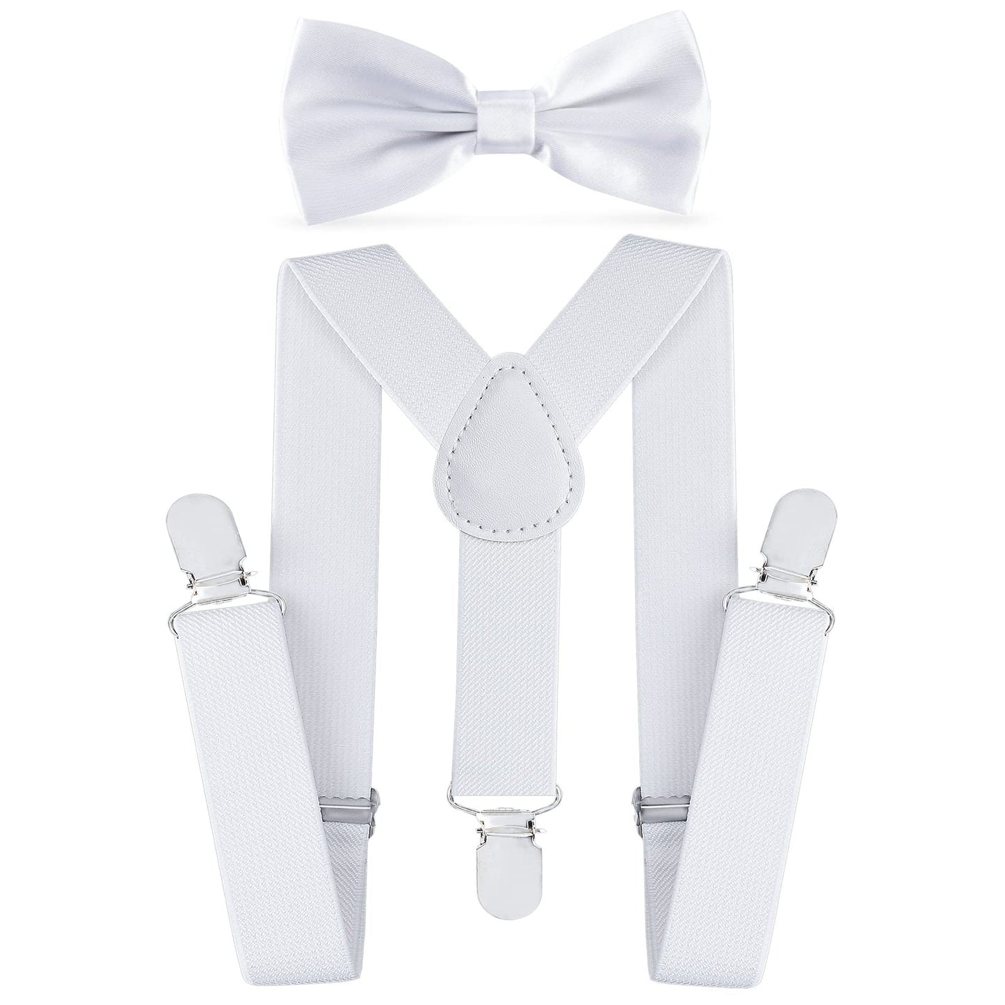 Beelittle 1920S Boys 52Cm Fedora Hat Suspenders Bow Tie Set Adjustable Y Back
