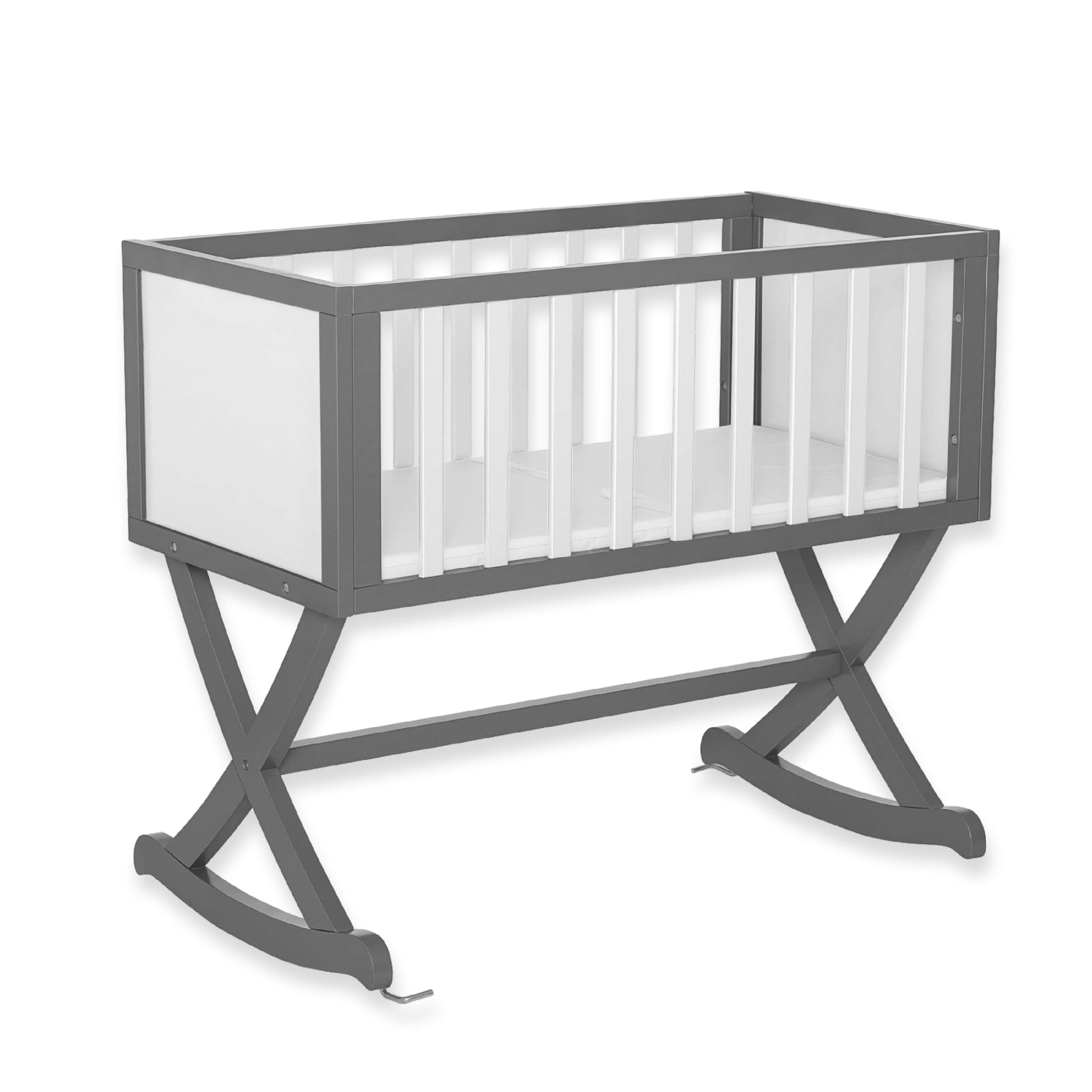 Dream On Me Luna/Haven Cradle, Grey And White