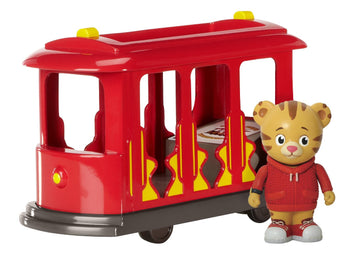 Daniel Tigers Neighborhood Trolley with Daniel Tiger Figure, Single