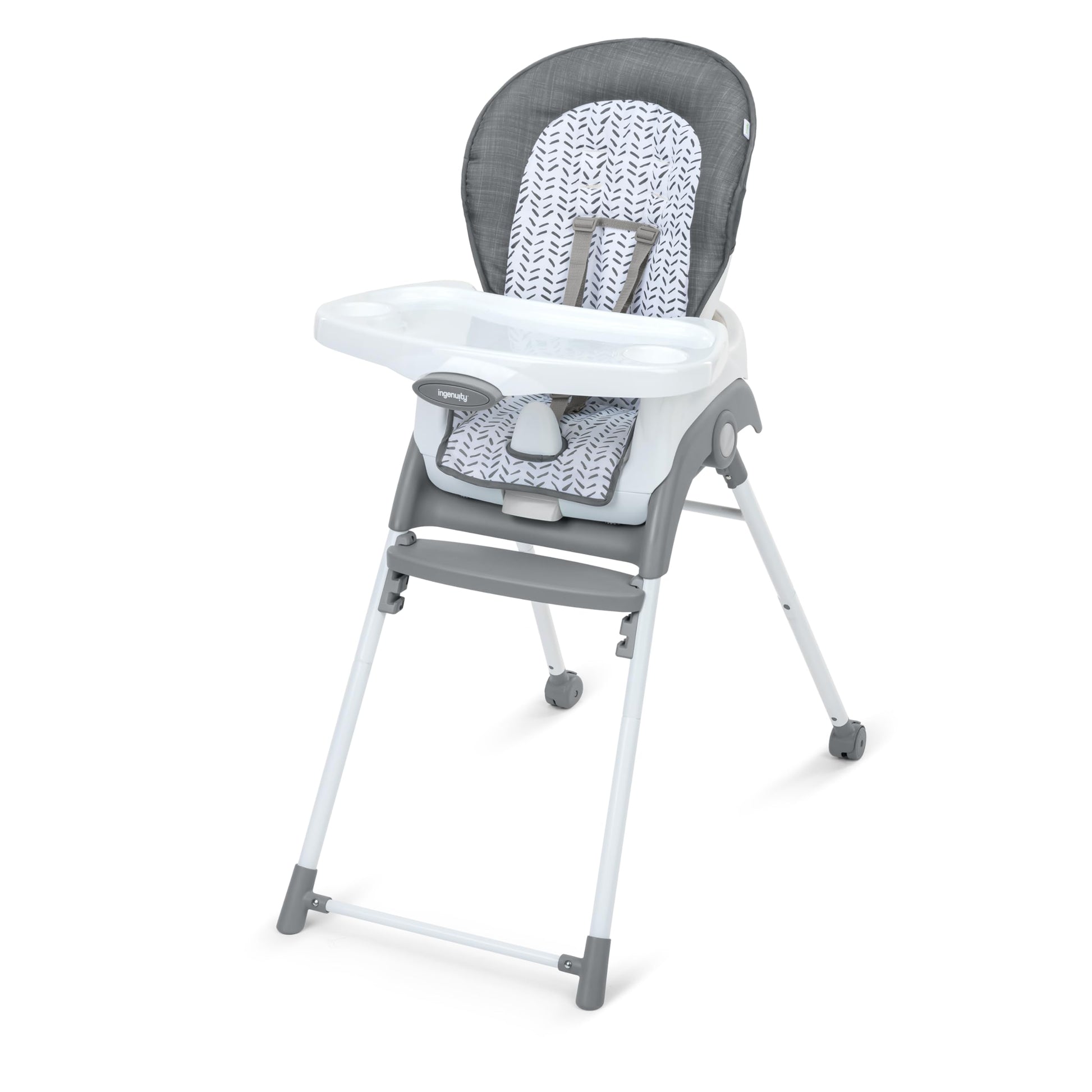 Ingenuity Trio Foldaway 6-In-1 Baby High Chair, 6 Ways To Use, Toddler Chair, Foldable Legs, 6M-5Y - Quill