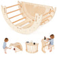 Growgo Climbing Arch For Toddlers, Multiuse Montessori Climber, Toddler Rocker, Wooden Balance Board, Toy Storage, Easy To Assem