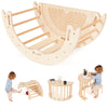 Growgo Climbing Arch For Toddlers, Multiuse Montessori Climber, Toddler Rocker, Wooden Balance Board, Toy Storage, Easy To Assem