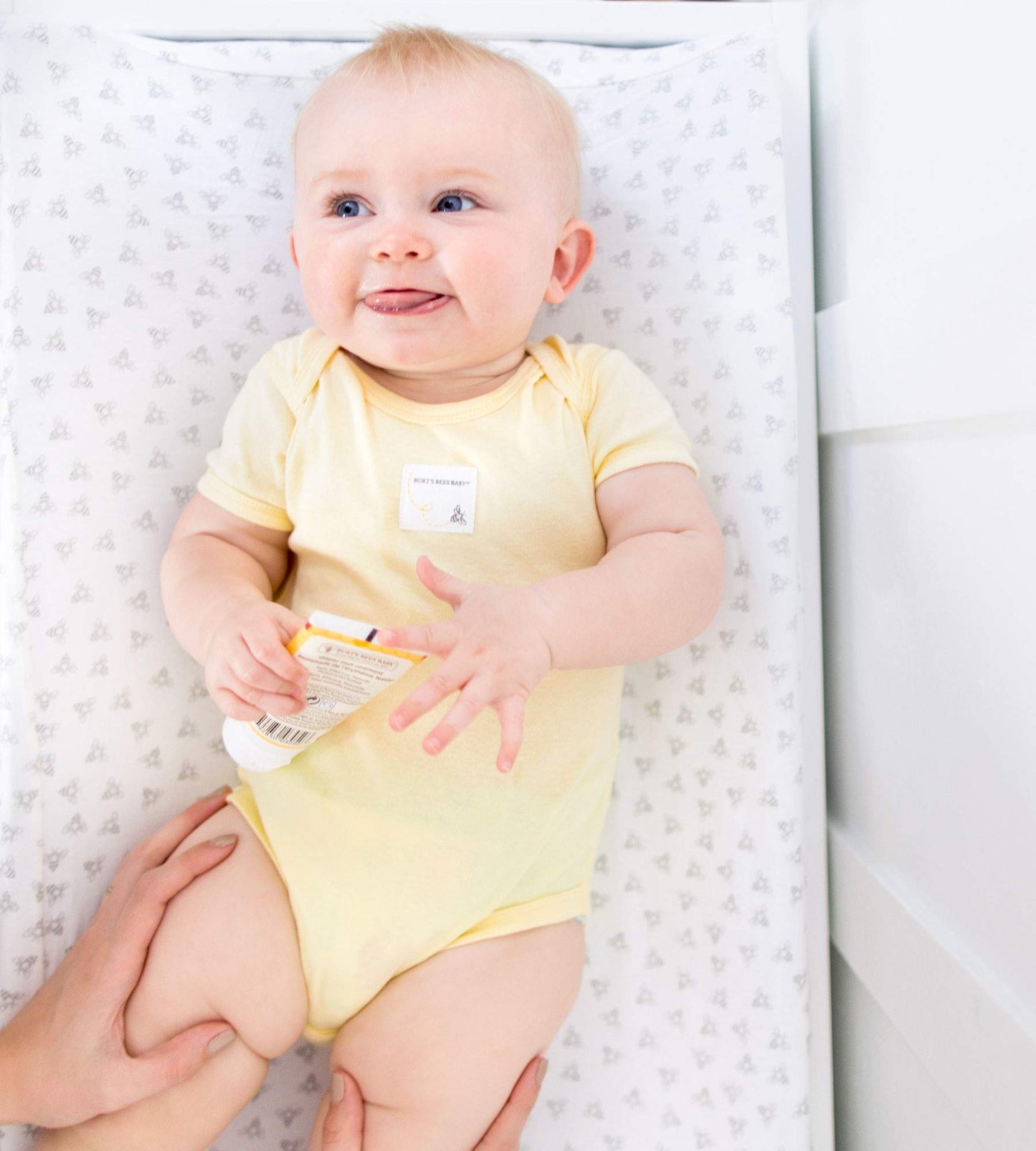 Burt'S Bees Baby Unisex-Baby Bodysuits, 5-Pack Short & Long Sleeve One-Pieces, 100% Organic Cotton, Sunshine Prints, 0-3 Months
