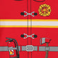 Cosland Halloween Fireman Costume Baby Firefighter Outfit, Red, 12-18 Months