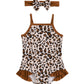 Mioglrie Baby Girl Swimsuit Infant Bathing Suits Newborn 0-3 Month For Girls Summer Beach Swim Suit Brown Leopard One Piece Swim