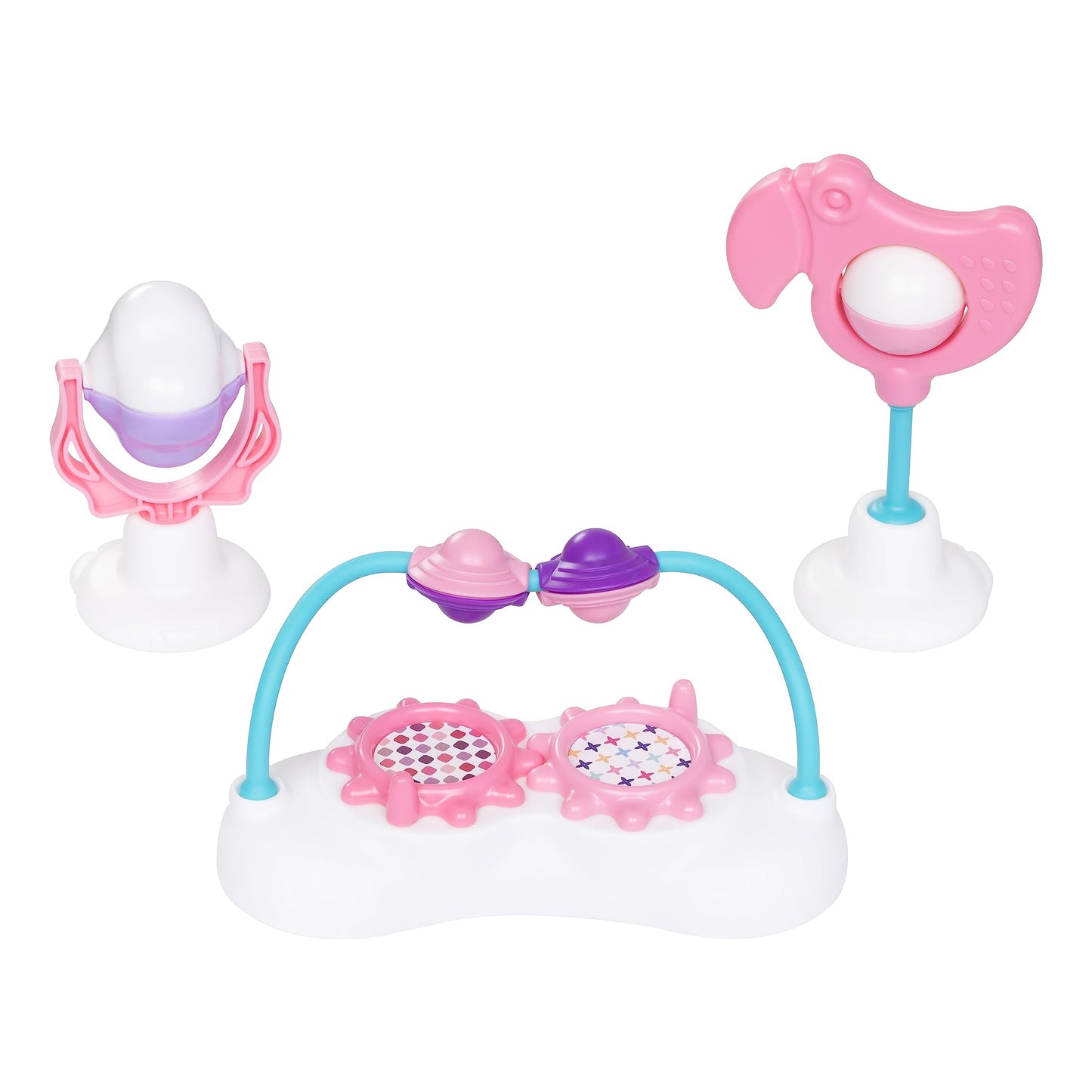 Smart Steps Trend Plus 2-In-1 Walker With Deluxe Toys, Orbits Pink