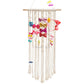 Waterlily House  Macrame Hair Bow Holder Hair Clips Hanger Headband Storage Organizer for Baby Girls Room Nursery Wall Decor.(S