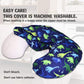 Dinosaur Nursing Pillow Cover, Breastfeeding Pillow Slipcover for Baby Boys & Girls, Nursing Pillow Case for Newborn, Soft Fabri
