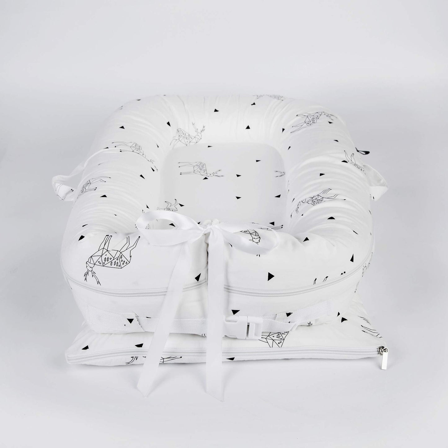 Newborn Baby Nest Sleep Pod Covers Only - For Dock A Tot Deluxe Plus + Extra Cover 100% Cotton Co Sleeping Replacement Cover Boy