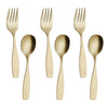Annova Kids Silverware Children'S Safe Flatware Set Stainless Steel - Children Forks, Children Dinner Spoons, Toddler Utensils,
