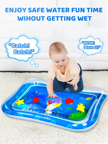 Sephix Baby Toys 0-3-6-12 Months Boy Gifts, Infant Toys 3-6 Months Water Tummy Time Mat, Baby Boy Stuff Essentials For Newborn T