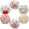 Skhls Baby Toddler Thick Absorbent Potty Training Pants Underwear (2T, 6Pcs Girls')
