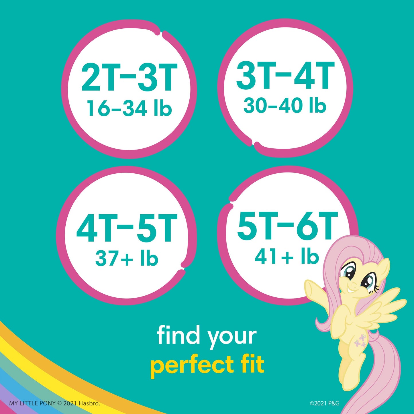 Pampers Training Pants - Easy Ups Girls & Boys - Size 4T-5T, 56 Count, My Little Pony Potty Underwear (Packaging May Vary)