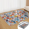 Jaobeem Baby Play Mats for Floor, Foldable 74x50 Playpen Mat Grey, Thicken Cushioning Padding Playmate for Baby and Toddlers Inf