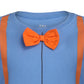 Blippi Boys Roleplay T- Shirt And Hat Set For Toddler, Little And Big Kids - Blue/Orange