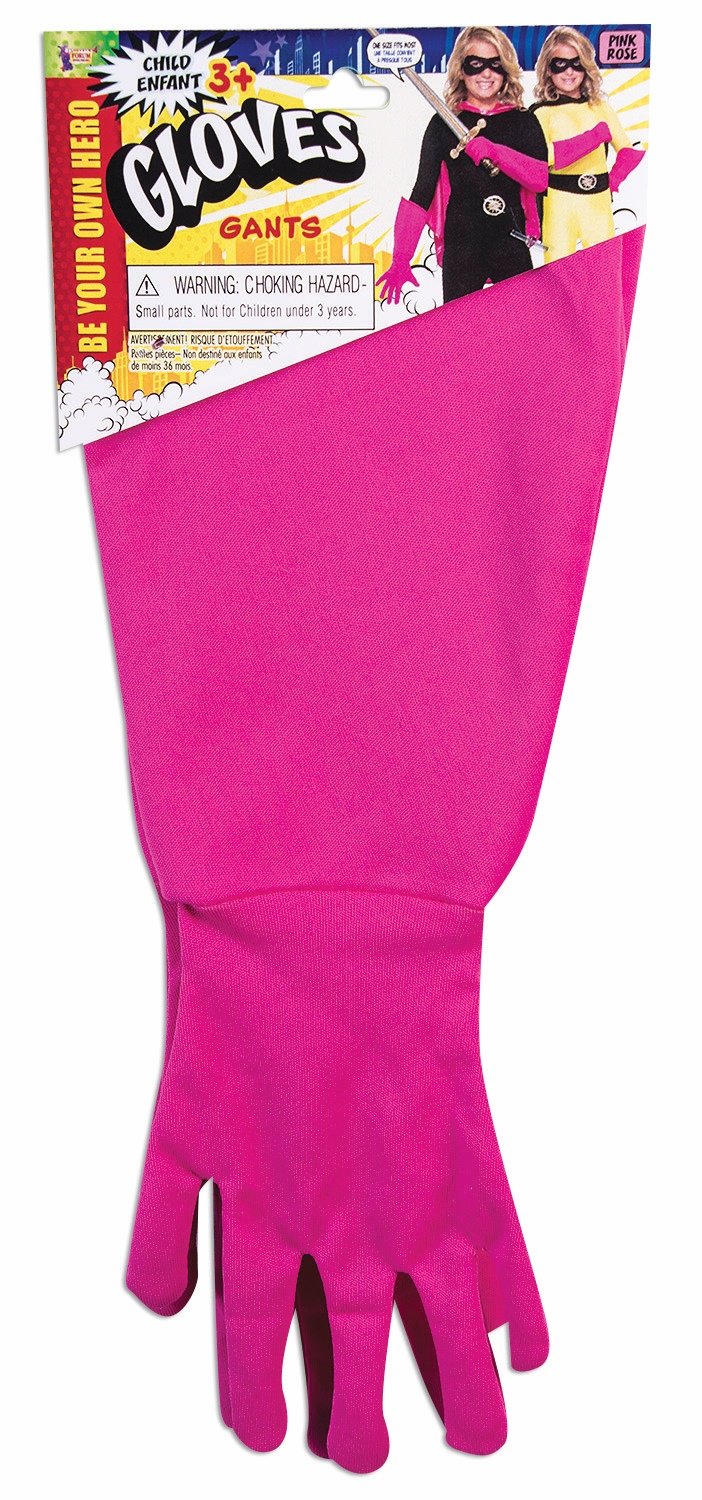 Rubies Child'S Forum Super Hero Costume Gauntlets, Pink