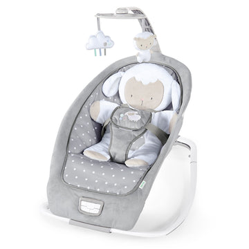 Ingenuity 2-in-1 Lightweight Infant to Toddler Rocker and Baby Bouncer - Tummy Time Mat, Vibrations & Sounds, 0-30 Months Up to 