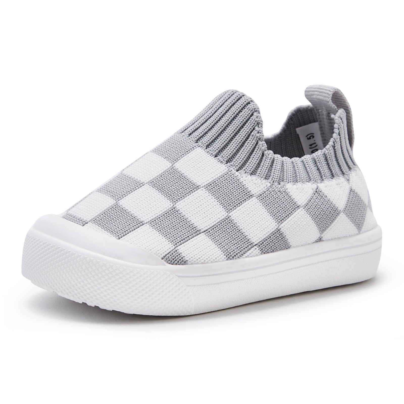 Baby Walking Shoes First Boy Girl Walker Infant Sock Tennis Mesh Sneakers Breathable 6 9 12 18 24 Months Grey Size 12-18 Months