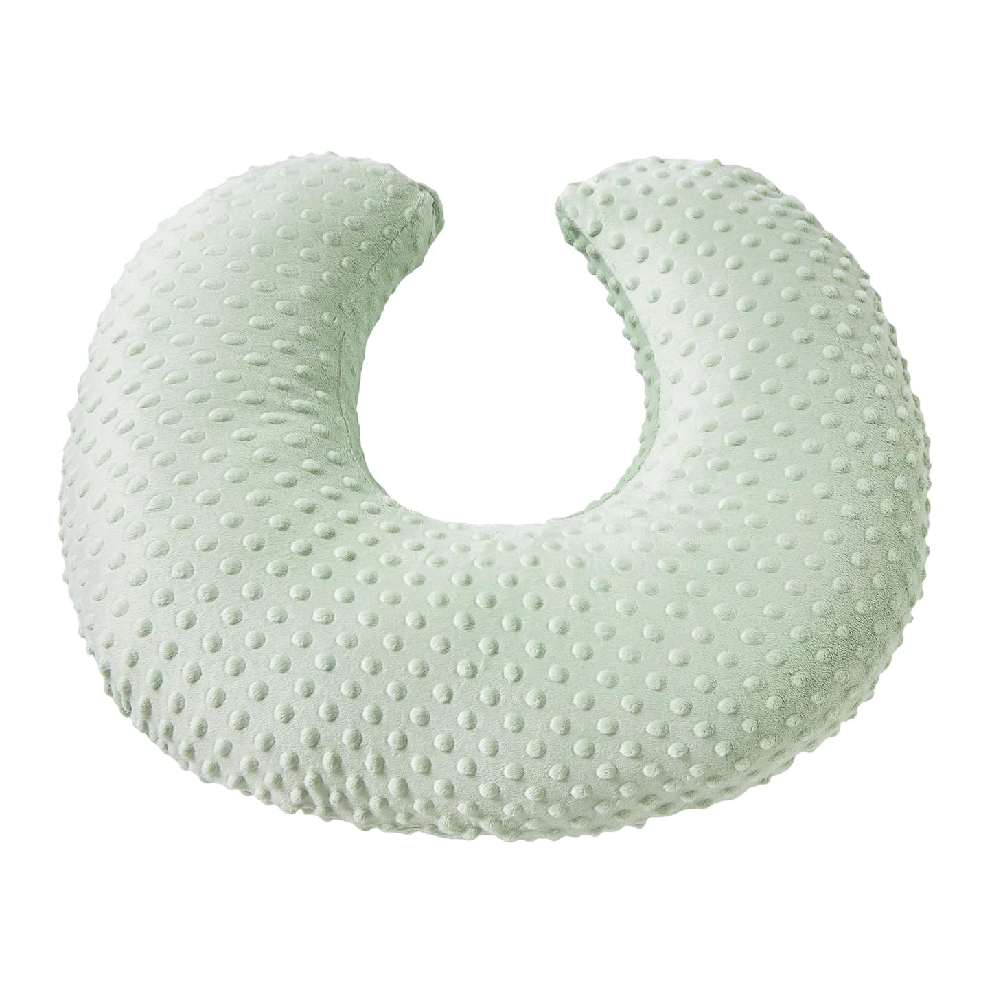 Donomilo Minky Dots Nursing Pillow Cover, Case Plush Breathable Breastfeeding Pillow Slipcover Fits Nursing Pillow, Super Soft S