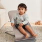 Babybjrn Bouncer Bliss, Sand Gray, Woven, Classic Quilt | 2-In-1 Adjustable Baby Bouncer Seat And Toddler Chair, Newborn To Todd