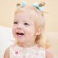 40Pcs 2 Inches Baby Girls Hair Bows Ties Mini Boutique Elastic Hair Rubber Ribbon Hair Band Accessories For Kids Toddlers Infant