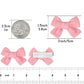 Baby Bows For Girls,Fully Lined 2 Inches Pinky Hair Bows Ponytail Pigtail Bows With Alligator Clips Hair Accessories For Toddler