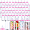 Pinkxhy 60 Pcs 4.5 Inch Baby Mini Milk Bottle Baby Shower Favor Fillable Feeding Bottle Candy Box Small Plastic Candy Container