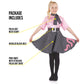 Fun Shack 50S Outfit For Girls, 50S Outfit Sock Hop Dresses For Girls, Poodle Skirts For Girls, 50S Costumes For Girls - X-Large