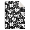 Mazeann Love Music Notes Baby Blankets Soft Warm Crib Stroller Blanket for Toddler Newborn Girls Boys, 30x40in
