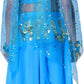 Genie Costume For Girls Halloween Costume Frozen Elsa Costume 4T 4 5 6 7 8 10 12 14 16 S M Blue