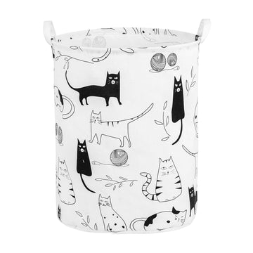 Foldable Baby Laundry Basket Hamper For Nursery Girl Boy Kids Clothes Laundry Hamper Basket Portable Tall Collapsible Cute Laund