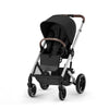 Balios S Lux 2 Stroller - Silver Frame And Moon Black Seat