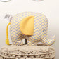 Sivya Polyester By Home Micro Filled Shape Cute Cushion For Kids (Elephant), OffWhite