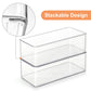 4 Pack Breastmilk Freezer Storage Container, Clear Storge Bins For Breastmilk Storage Bags Freezing Resuable Plastic Milk Yogurt