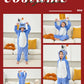 Xinhauli Unisex Kids Onesie, Flannel Cosplay Animal Costume Halloween Onesie Pajamas Home Clothing A-Blue