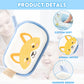 Hokoad Baby Bath Sponge, 2 Pack Cartoon Animal Style Baby Sponge For Bathing, Infants Bath Sponge Ultra Soft & Absorbent Natural