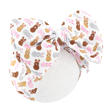 Yanjie Easter Hairbands Baby Girl Headbands Cheer Bows Bunny Headband Easter Hairbands Hair Accessories Gifts For Infant Easter