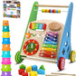 PIDOKO KIDS Wooden Baby Walker - Baby Activity Center Toys for 1 Year Old Boy Girl | Push Walker Toy For Babies - Baby Walkers F