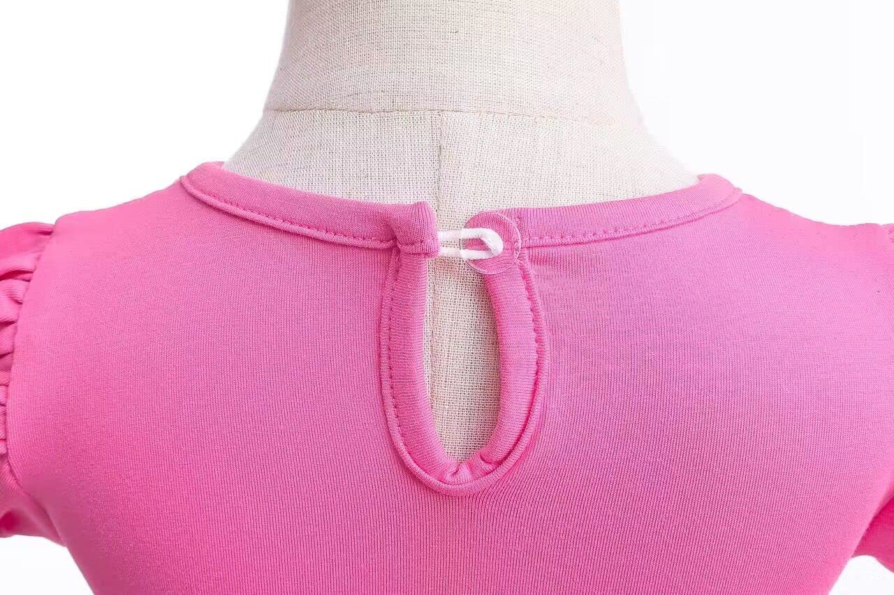 Szytypyl Princess Peach Costume For Baby Girls Halloween Outfit Pink Dress Up With Headband