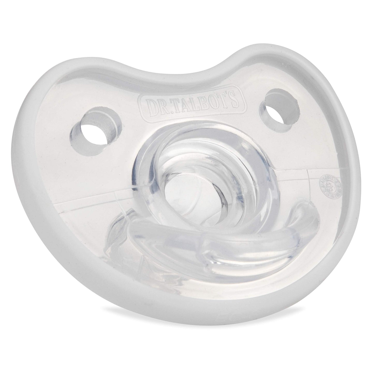 Dr. Talbot'S Soft-Flex Orthodontic Pacifiers 0-6 Months, Aqua/White, 2 Pack