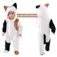 Tonwhar Unisex Baby Animal Halloween Costume Kid'S And Toddler'S Autumn Winter Outfits Jumpsuit(12-18 Months,Cat)