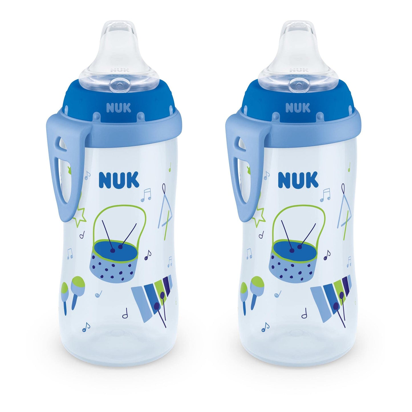 NUK Active Cup, 10 Oz, 1-Pack (2 Pack, Sesame Street)