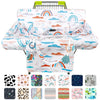 Polovillae Shopping Cart Cover For Baby 2-In-1 High Chair Cover With Safety Harness Multifunctional Dinosaur Pattern Cart Covers