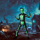 Cupohus [New Update Halloween Costume Glow In Dark, Compatible For Skeleton Costume Bodysuit Jumpsuit - Black And White Hallowee