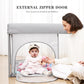 Foldable Baby Playpen 50'  50', Out-Of-The-Box Ready Playpen For Babies And Toddlers, Portable Play Yard With Breathable Mesh
