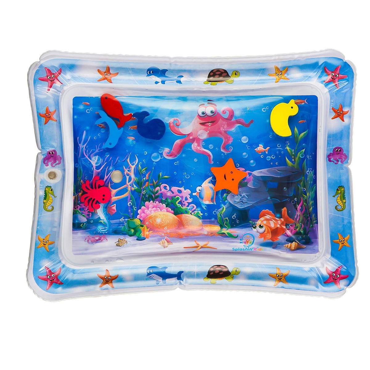 Zeccorp Tummy Time Water Mat For Babies | Sensory Play Babies For 612 Months | Newborn Baby Essentials | WaterFilled Activity 
