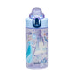 Zak Designs Disney Frozen Sage Kids Water Bottle For School or Travel, 16oz Durable Plastic Water Bottle With Straw, Handle, and